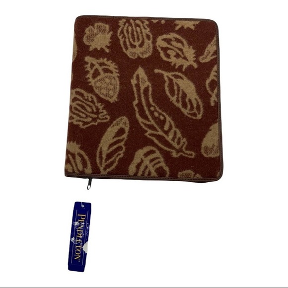 NWT Pendleton Wool Tablet Envelope Zipped Folio Agenda Case